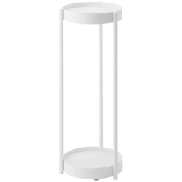 Ανθοστήλη YMZK4366 26,5x25x70cm White Yamazaki Ατσάλι,Πολυπροπυλένιο