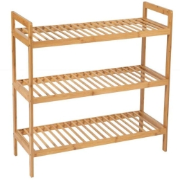 Ραφιέρα Μπάνιου AH-MU73107 70x26x60cm Natural Andrea House Bamboo
