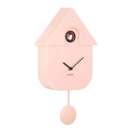 Ρολόι Τοίχου KA5768LP Modern Cuckoo Light Pink Karlsson Πλαστικό