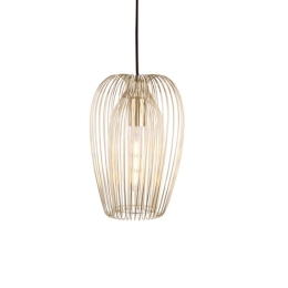 Φωτιστικό Οροφής Lucid LM1859GD H45cm D30cm E27 Gold Leitmotiv Μέταλλο