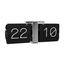 Επιτραπέζιο Ρολόι Flip No Case KA5601BK  36x8,514cm Black Karlsson Μέταλλο