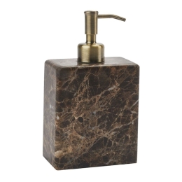Δοχείο Κρεμοσάπουνου Hammam HAMDIM-01 Medium Brown Aquanova Πέτρα
