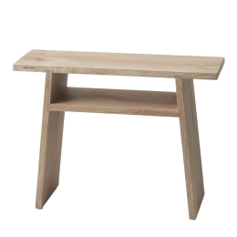 Σκαμπό Mink MINBBM-387 60x23x45cm Oak Aquanova Ξύλο