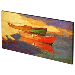 Πίνακας Σε Καμβά LH01 115x55cm Multi Οριζόντιοι Καμβάς