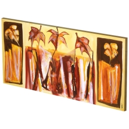 Πίνακας Σε Καμβά LH22 115x55cm Multi Οριζόντιοι Καμβάς