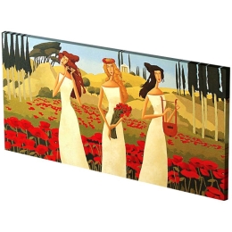 Πίνακας Σε Καμβά LH52 115x55cm Multi Οριζόντιοι Καμβάς