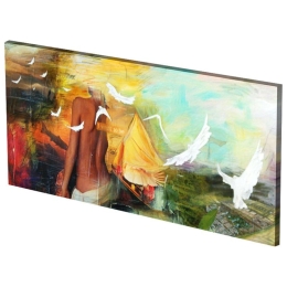 Πίνακας Σε Καμβά LH72 115x55cm Multi Horizontal Καμβάς