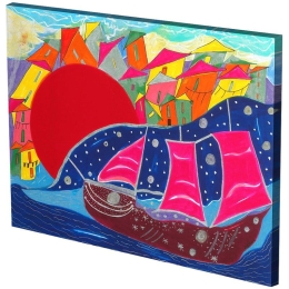 Πίνακας Σε Καμβά MH38 60x80cm Multi Οριζόντιοι Καμβάς