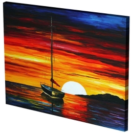 Πίνακας Σε Καμβά MH87 60x80cm Multi Οριζόντιοι Καμβάς