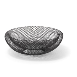 Φρουτιέρα Mesh 153001 Φ19cm Black Philippi Small Μέταλλο