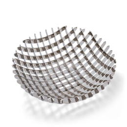 Φρουτιέρα Grid 176002 Φ50cm Inox Philippi Large Ανοξείδωτο Ατσάλι