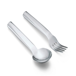 Σετ Σερβιρίσματος Σαλάτας (2τμχ) Lollo 189003 L25cm Inox Philippi Ανοξείδωτο Ατσάλι