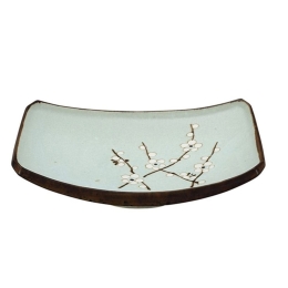 Πιάτο Ορθογώνιο Soshum Matte 7018 18,5x12,5cm Light Blue Tokyo Design Porcelain