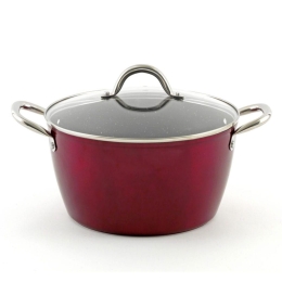 Κατσαρόλα Electra Granite 06.70.28 Νο 28 Red Keystone 28cm Αλουμίνιο