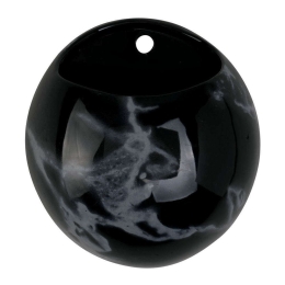 Κασπώ Επιτοίχιο Marble PT3736BK 14,5x9x98cm Black Present Time Κεραμικό