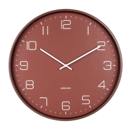 Ρολόι Τοίχου Lofty KA5751RD Φ40cm Red Karlsson Ατσάλι