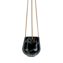 Κασπώ Κρεμαστό Marble PT3734BK 12,2x9,5cm Black Present Time Κεραμικό