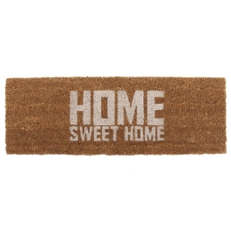 Πατάκι Εισόδου Home Sweet Home PT2786WH 75x25cm White-Brown Present Time 25X75