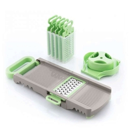 Μαντολίνο Πτυσσόμενο Choppie V0101228 14,5x14x16cm Green-Grey InnovaGoods Ανοξείδωτο Ατσάλι