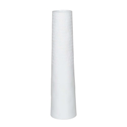 Βάζο 0015428 7,5x30cm White Raeder Πορσελάνη