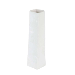 Βάζο 0015730 6x6x26cm White Raeder Πορσελάνη