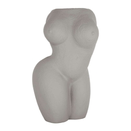 Βάζο Lady PT3743WG 19x20x33,5cm Grey Present Time Πολυρεσίνη