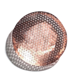 Διακοσμητικό Μπωλ Push PMX-C Φ24cm Copper Fundamental Μέταλλο
