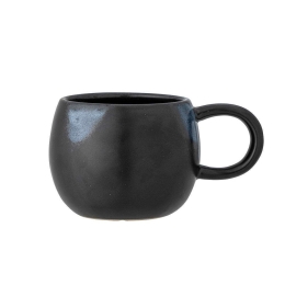 Κούπα Elia 82055622 480ml Black Bloomingville Κεραμικό