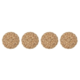 Σουβέρ Sammi (Σετ 4Τμχ) 82055807 Φ10cm Natural Bloomingville Ψάθα