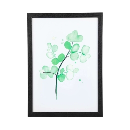 Κάδρο Branch PT3887BK L 30x20cm Multi Present Time Κάθετοι Ξύλο
