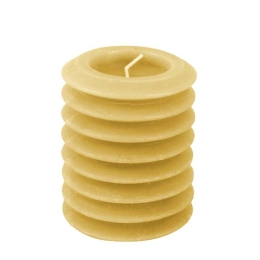 Κερί Circles PT3793YE 7,5x10cm Yellow Present Time Παραφίνη