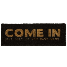 Πατάκι Εισόδου PT3873GD 26x75x1,5cm Black-Gold Present Time 26X75