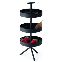 Ορντερβιέρα 3 Θέσεων Felix 238036 15x15x38cm Black Philippi Αλουμίνιο