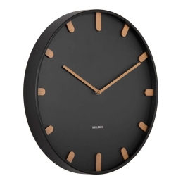 Ρολόι Τοίχου Grace KA5942BK 40x4,5cm Black Karlsson Μέταλλο