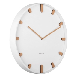 Ρολόι Τοίχου Grace KA5942WH 40x4,5cm White Karlsson Μέταλλο