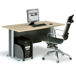 Γραφείο Basic ΕΟ996 Dark Grey/Beech120x80cm