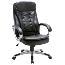 Πολυθρόνα Διευθυντή Pu BF5150 ΕΟ592 Μαύρο 65x74x112/122cm