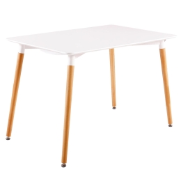 Τραπέζι Art Ε7088,1 Λευκό 120x80cm Mdf,Ξύλο