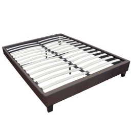 Υπόστρωμα-Κρεβάτι Wilton Ε2015,4LB Pu K/D Dark Brown 150x200cm Διπλό