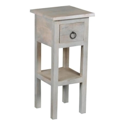  Έπιπλο Stand Χαμηλό Maison Classic ΕΙ930,2 Antique Λευκό 25x25H55cm