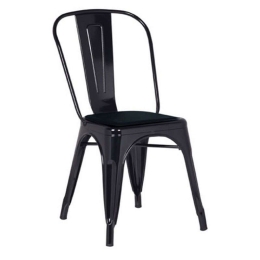 Καρέκλα Texas 24.0002.1 51,5Χ45Χ84cm Black