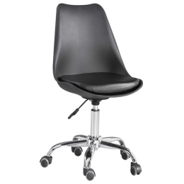 Καρέκλα Γραφείου Bs1300 Black 01-0031 55X48X79-89cm