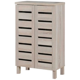 Παπουτσοθήκη 2 Πόρτες Oak 39-0038 60Χ33Χ87cm Μελαμίνη