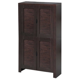 Παπουτσοθήκη 4 Πόρτες Wenge 39-0026 77Χ34Χ124cm Μελαμίνη
