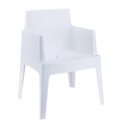 Πολυθρόνα Box White 20-0106 65Χ58Χ80cm Siesta