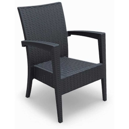 Πολυθρόνα Miami Dark Grey 53-0053 Siesta
