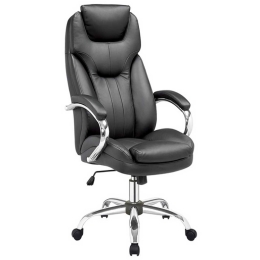 Πολυθρόνα Γραφείου Bs3200  Μαύρη 01-0054 62Χ72Χ114-124cm