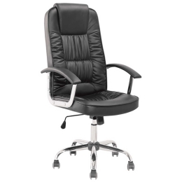 Πολυθρόνα Γραφείου Bs3500 Μαύρη 01-0055 62Χ63Χ110-120cm