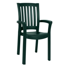 Πολυθρόνα Πλαστική Malibu Green 02-0429 Siesta