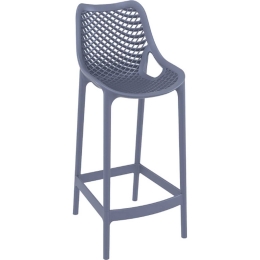 Σκαμπό Μπαρ Air 65 Dark Grey 20-0376 44X51X65/95cm Siesta Πολυπροπυλένιο